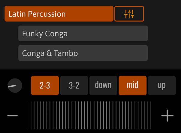 Wheelhouse Latin percussion screen