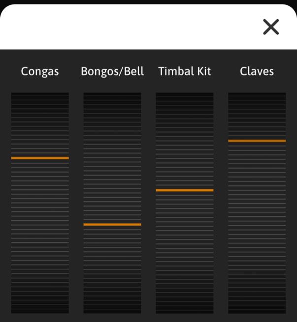 Wheelhouse Latin percussion screen